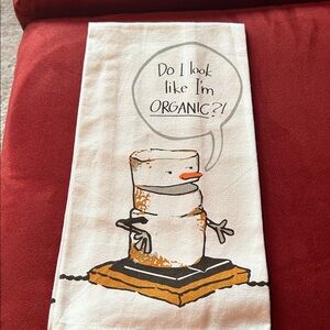 Funny Marshmallow Kitchen Towel
